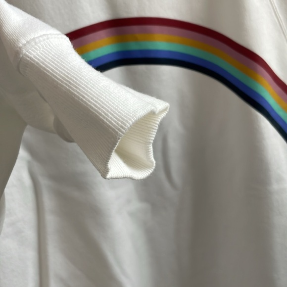 🌈Old Navy Women's Rainbow 🌈 Crewneck Sweatshirt 🌈NWT! - Picture 5 of 11
